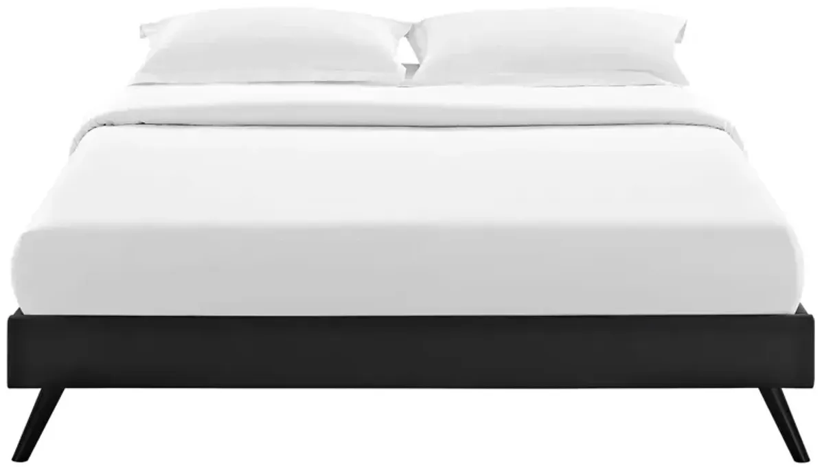 Modway - Loryn Queen Vinyl Bed Frame with Round Splayed Legs