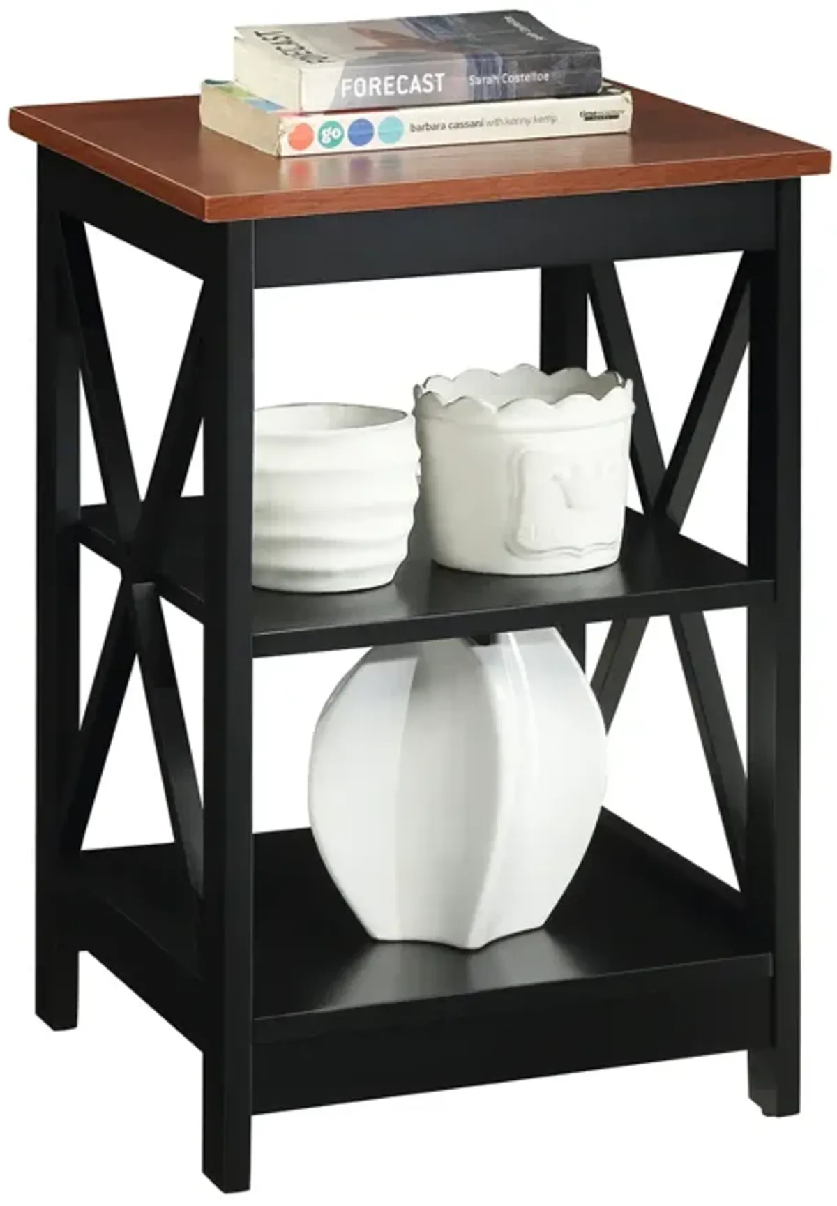 Oxford End Table with Shelves