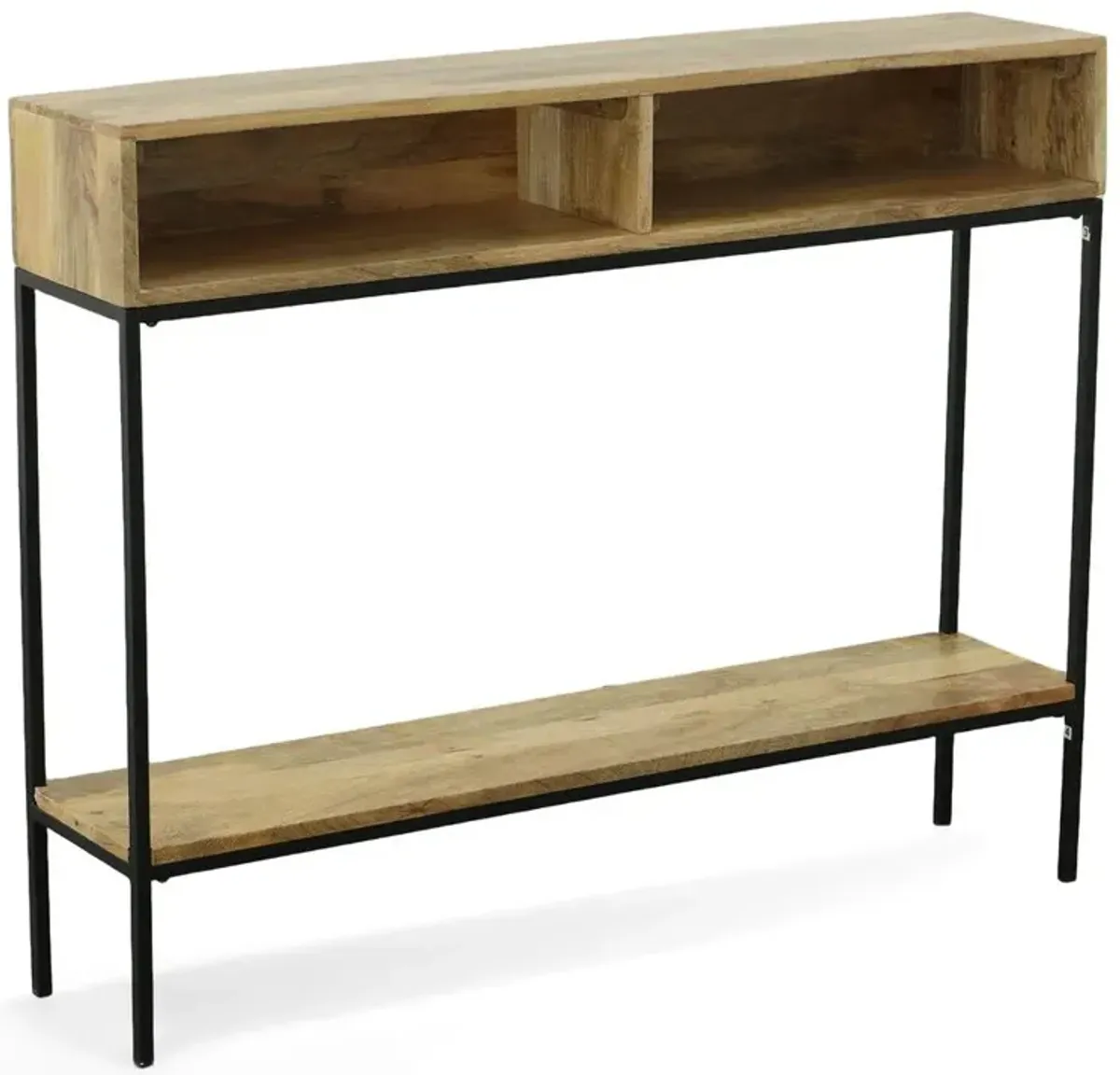 Carolina Living Edvin Console Table - Natural/Black