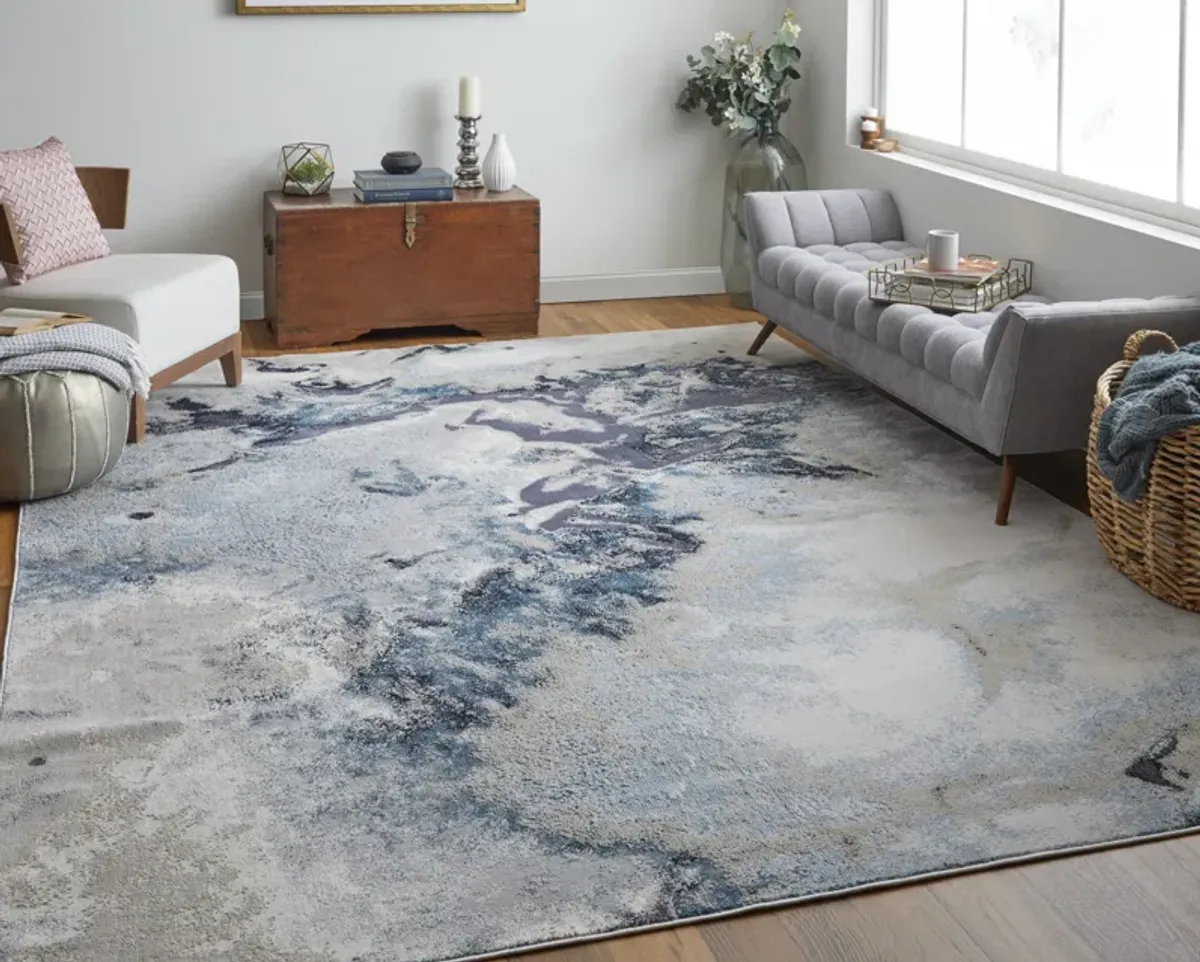 Astra 39L4F Blue/Gray/Ivory 3'11" x 6' Rug