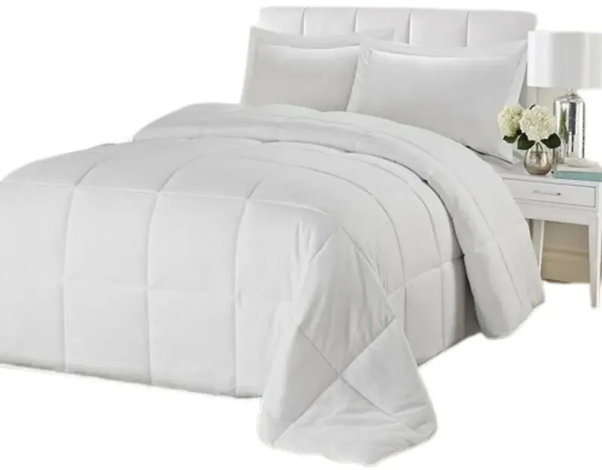 Hivvago Traditional Microfiber Reversible 3 Piece Comforter Set