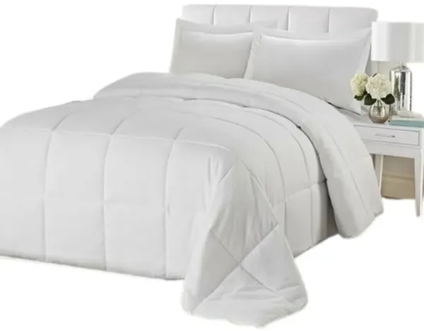 Hivvago Traditional Microfiber Reversible 3 Piece Comforter Set