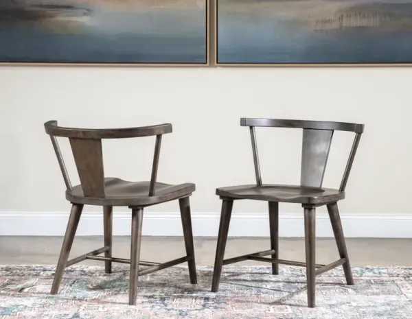 XXX's and OOO's Splat Back Side Chair