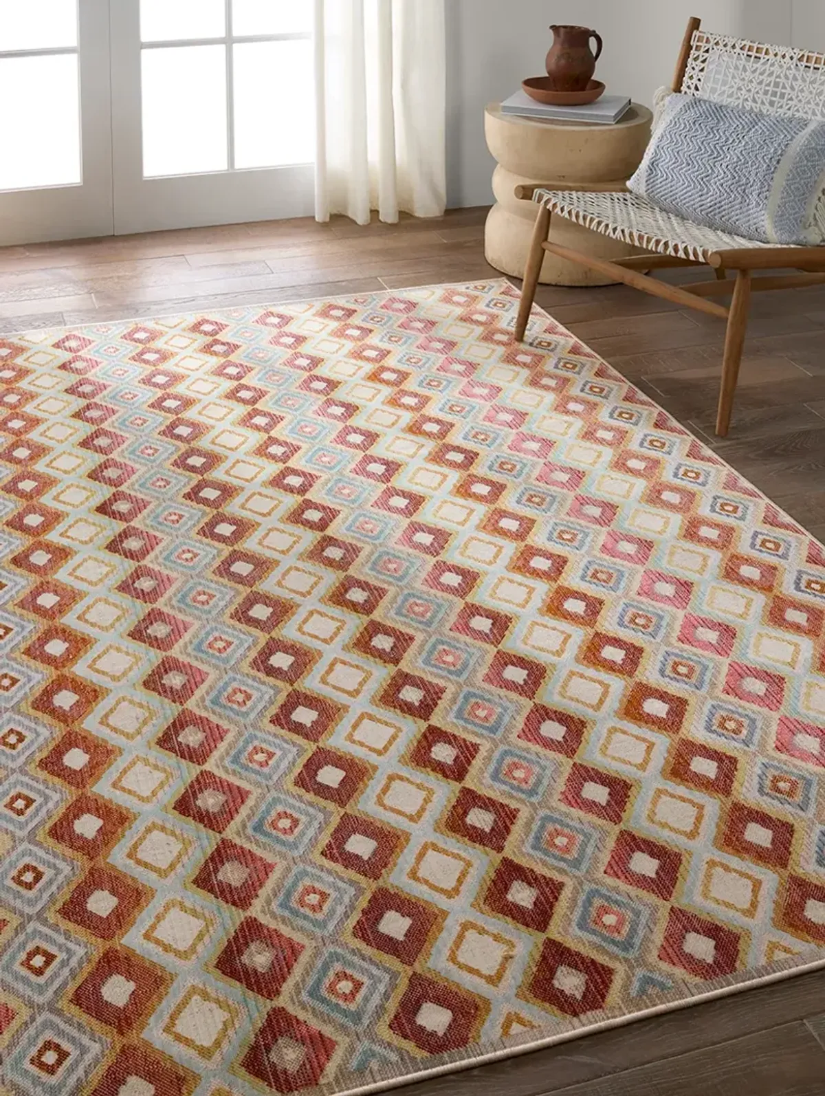 Bequest Manor Multicolor 4' x 6' Rug