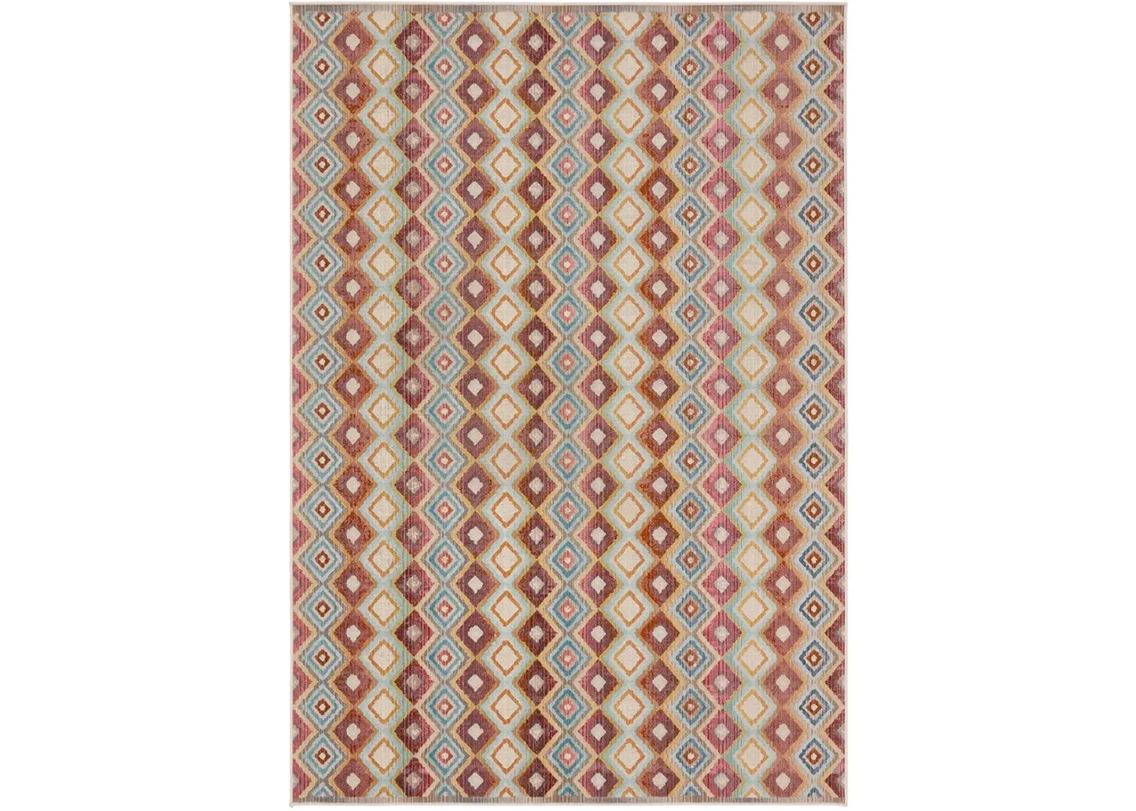 Bequest Manor Multicolor 4' x 6' Rug