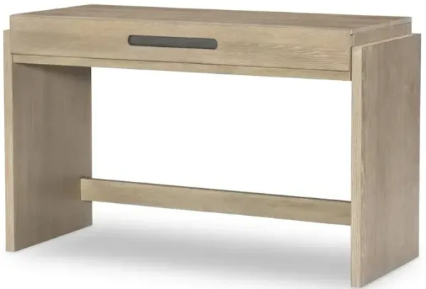 Legacy Classic District Desk (1 Drawer), Weathered Oak