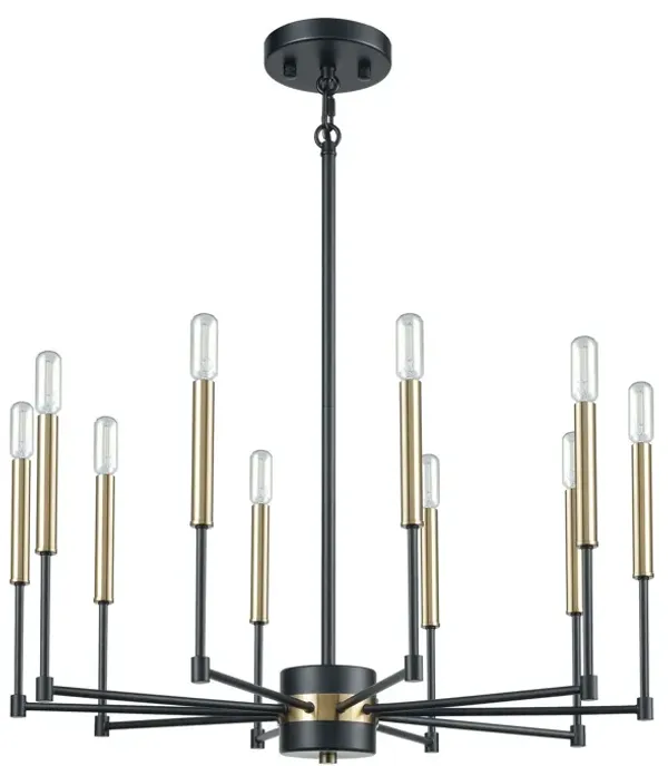Livingston 29'' Wide 10-Light Chandelier