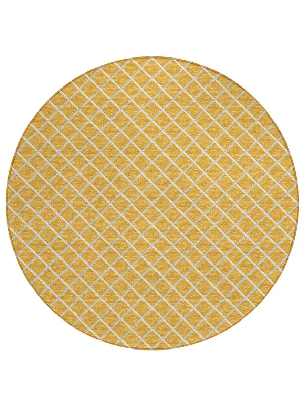 York YO1 Gold 4' Rug