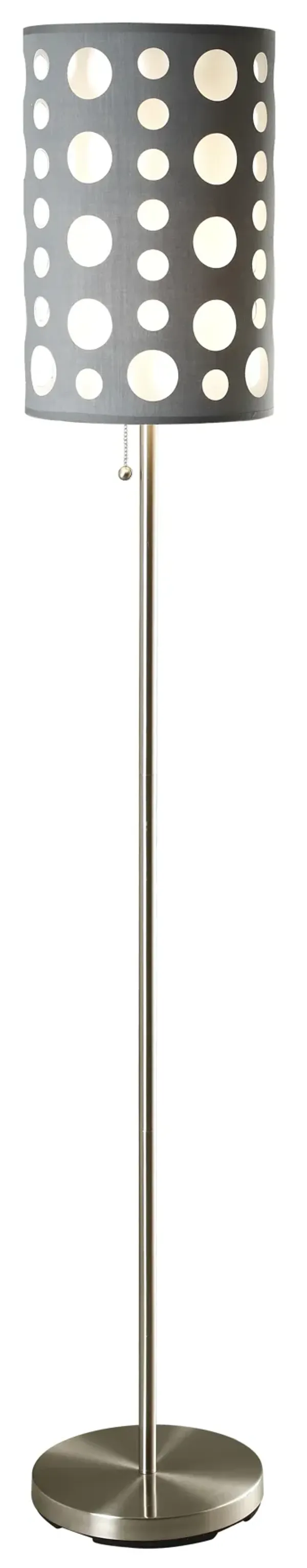 Streamdale 62"H Grey/White Retro Floor Lamp