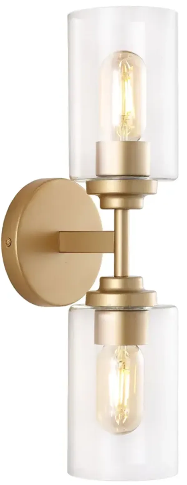 Juno Farmhouse Industrial Iron Cylinder LED Sconce