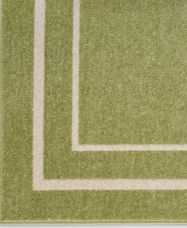 Nourison Essentials NRE02 Green/Ivory 6' x 9' Rug