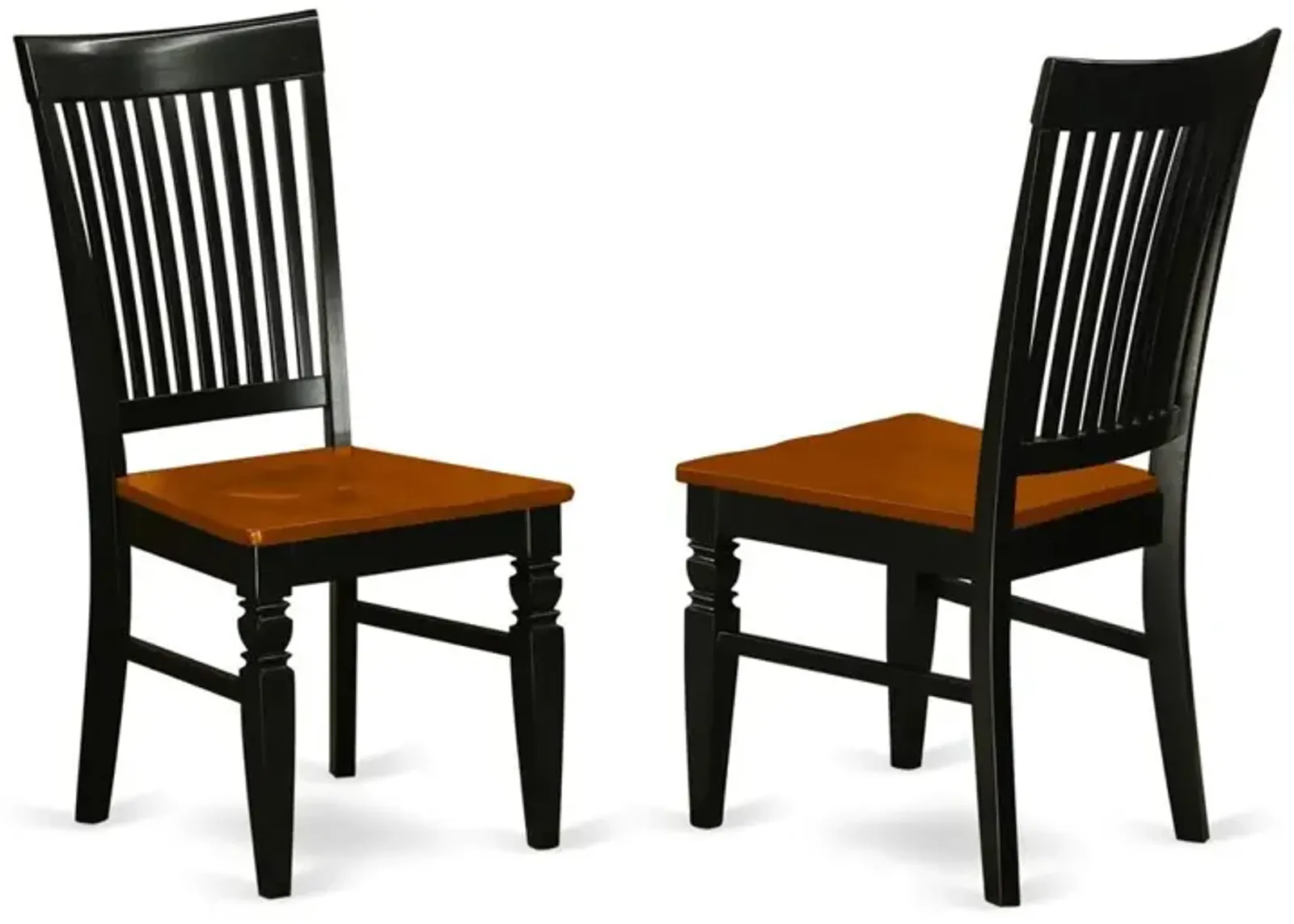 Dining Chair Black & Cherry