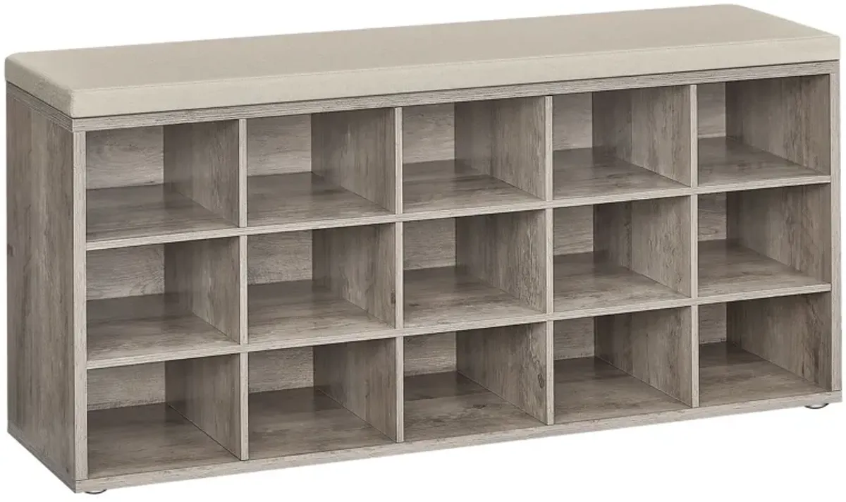 Shoe Bench for Organized Entryway and Convenient Footwear Storage