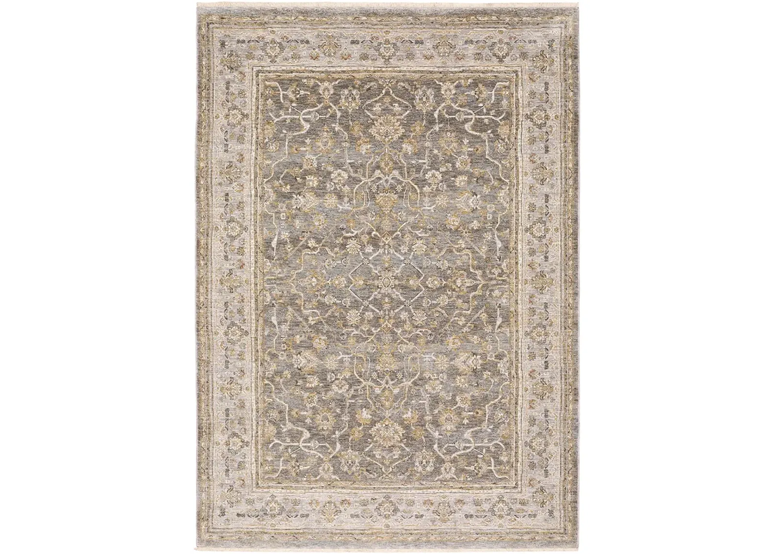 Maharaja 5'3" x 7'6" Grey Rug