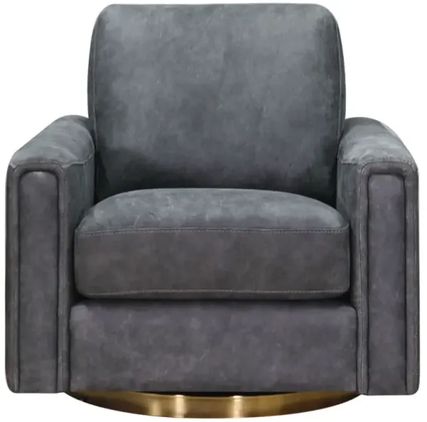 Hayward Swivel Leather Chair