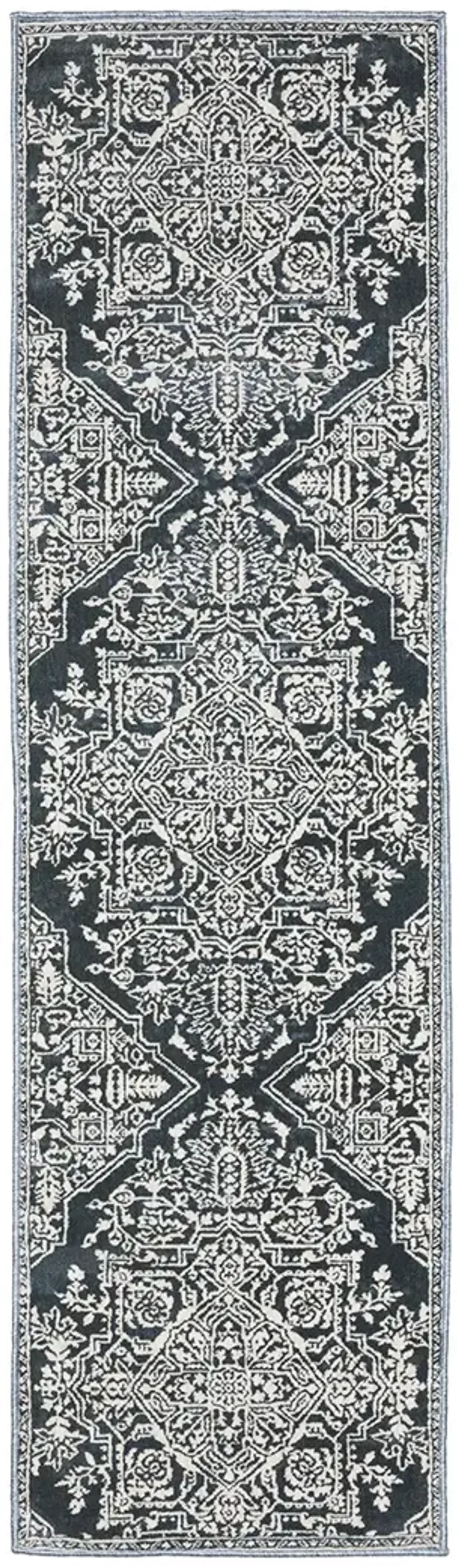 Intrigue 2'3" x 7'6" Blue Rug