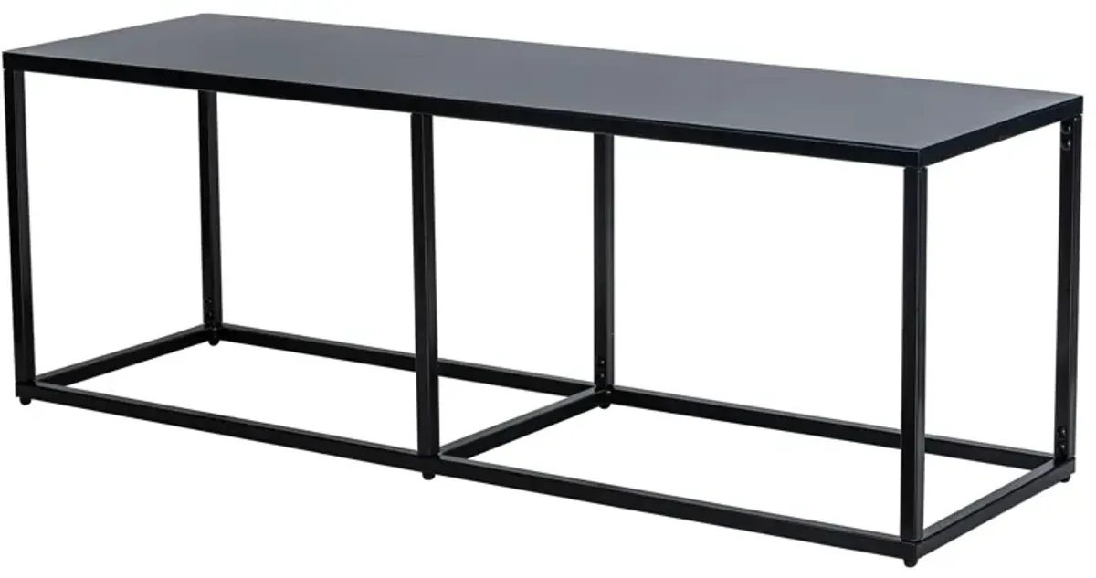 YORK Industrial Black Metal Bench