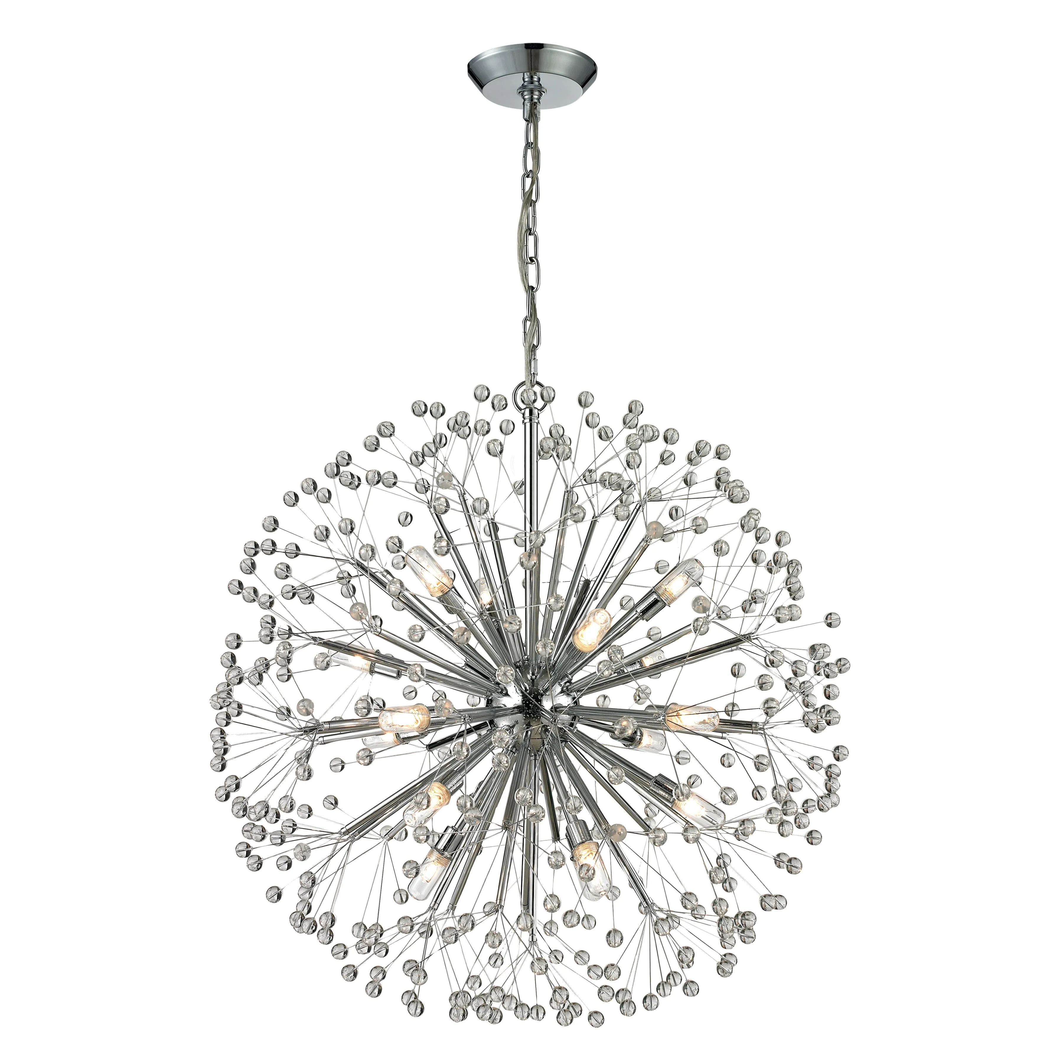 Starburst 27'' Wide 16-Light Chandelier