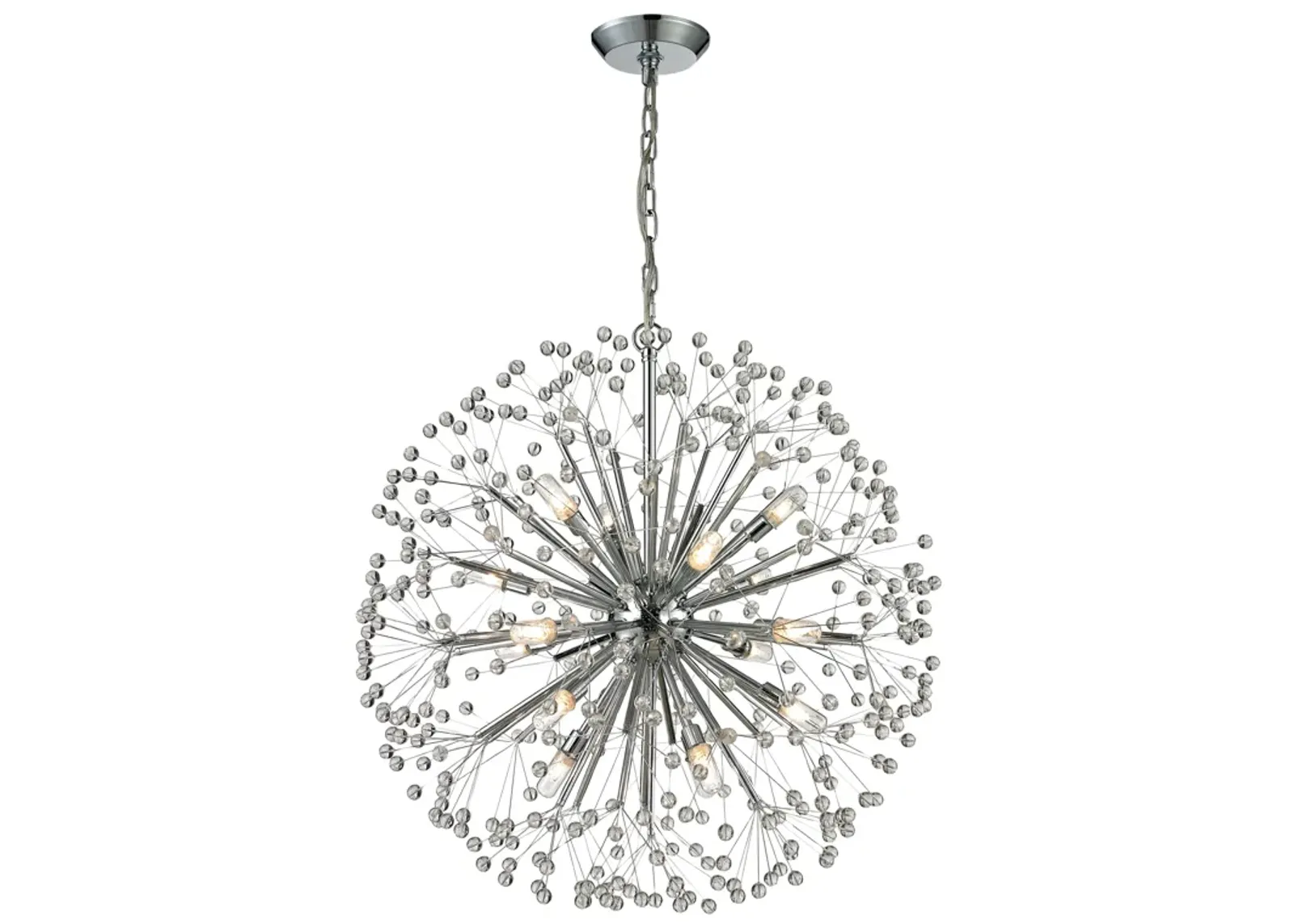 Starburst 27'' Wide 16-Light Chandelier