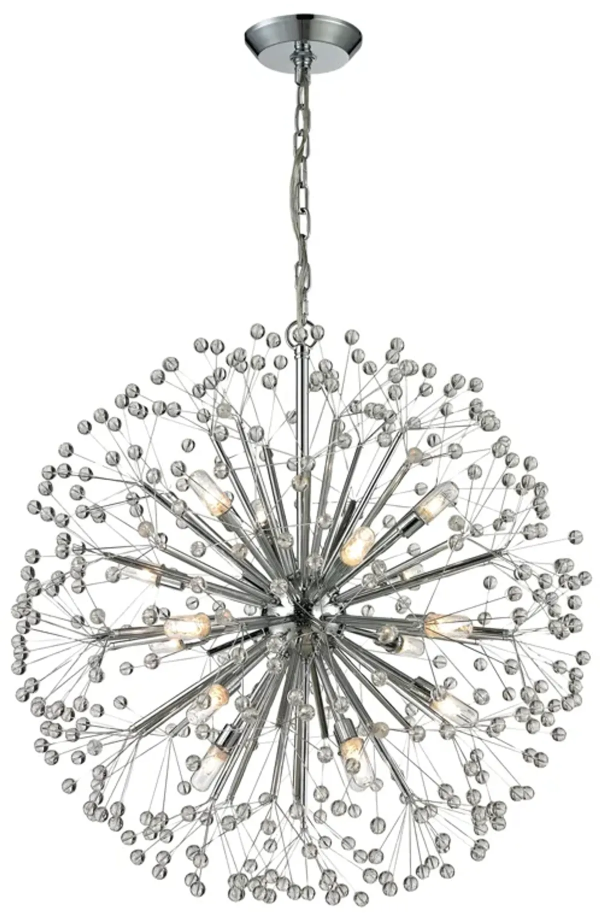 Starburst 27'' Wide 16-Light Chandelier