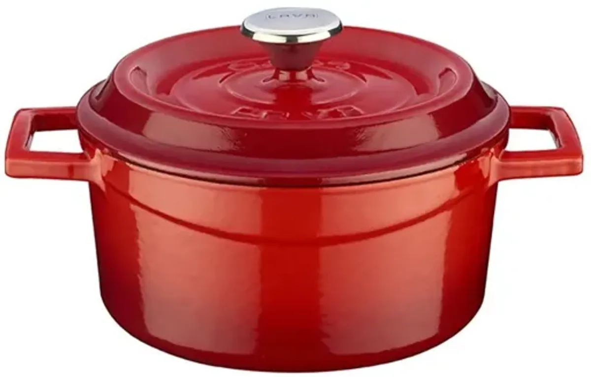 Cast Iron dia.5.5" h:2" 26 oz. Round Cast Iron Dutch Oven