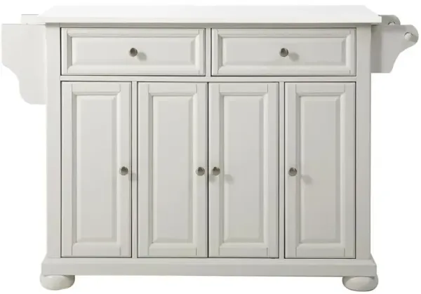 Alexandria Stone Top Full Size Kitchen Island/Cart