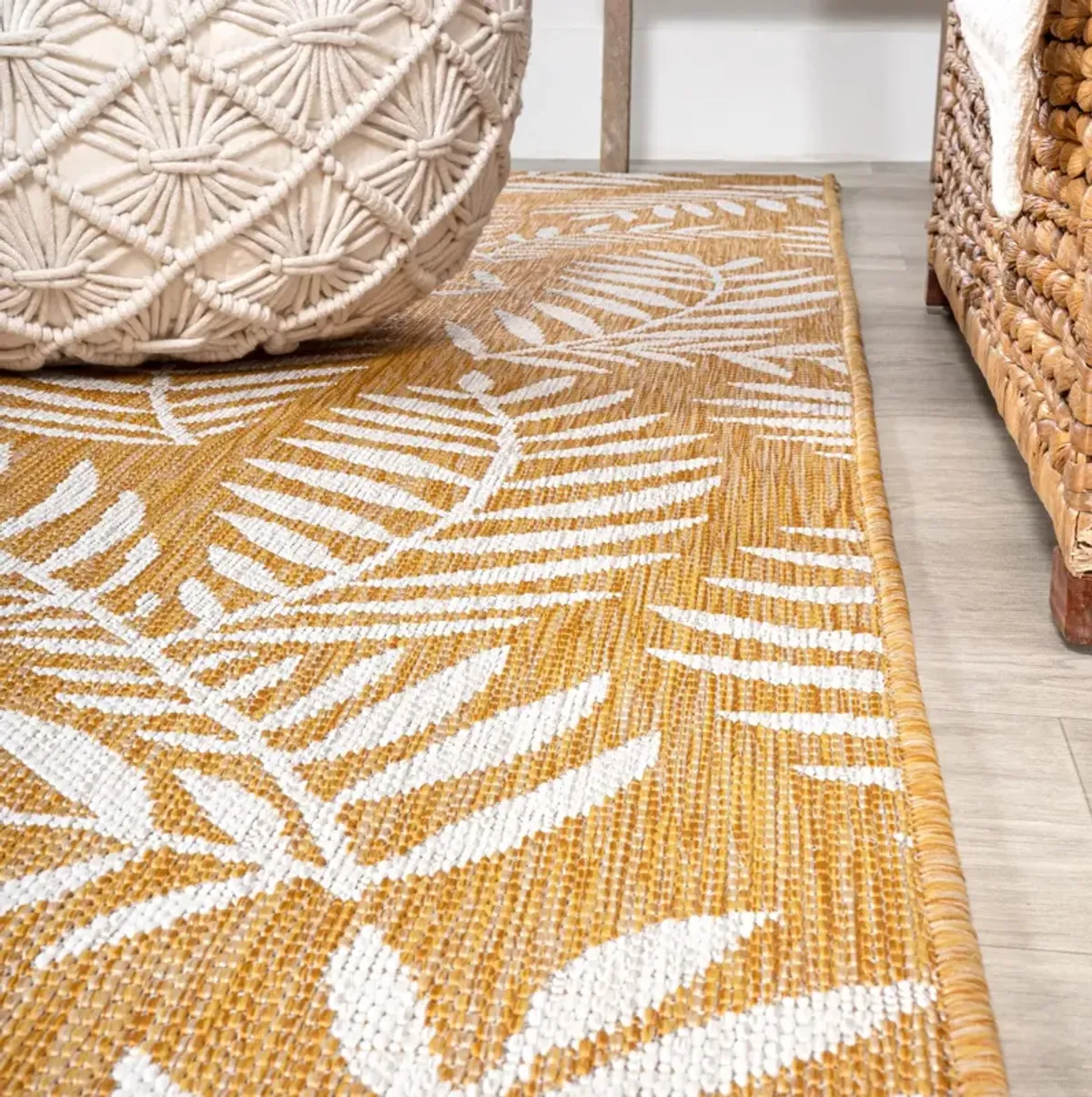 Nevis Palm Frond Indoor/Outdoor Area Rug