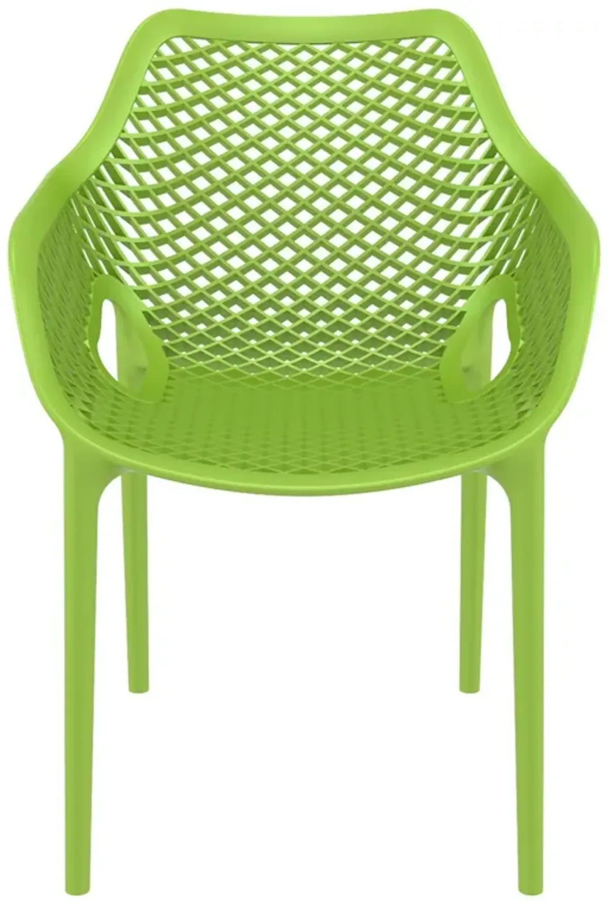 32.25" Yellow Outdoor Patio Dining Arm Chair - Extra Large