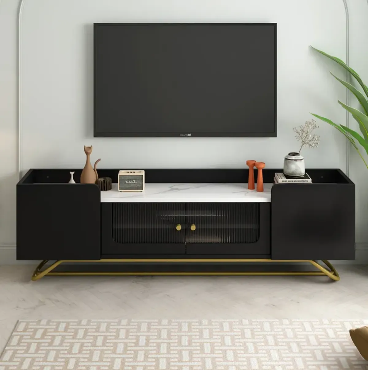 Merax Contemporary Entertainment Center TV Stand