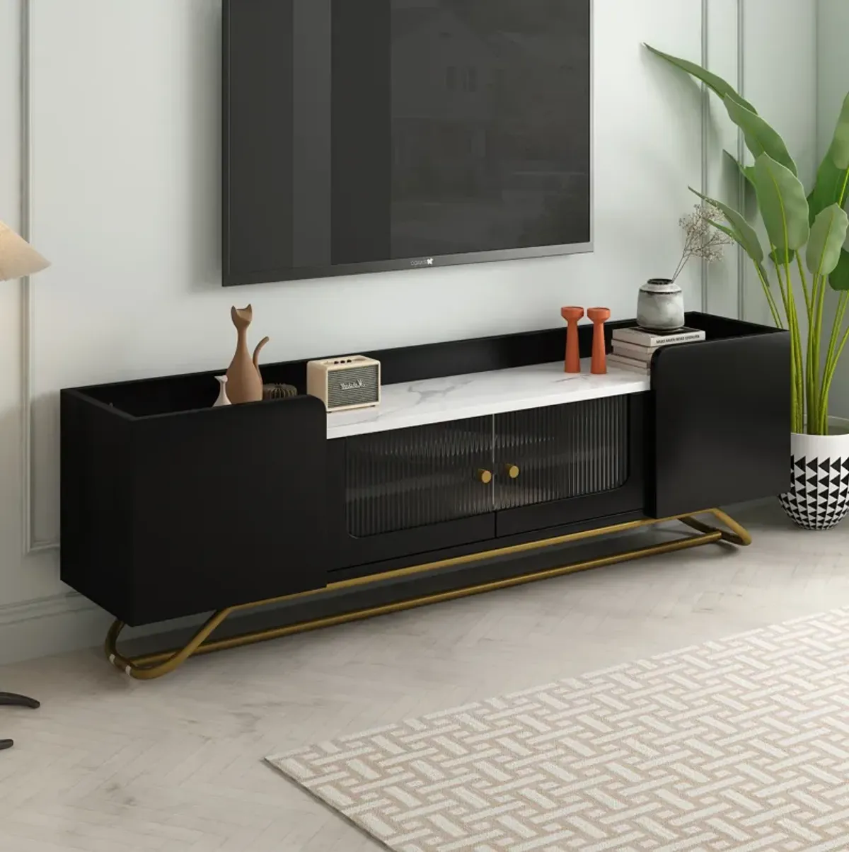 Merax Contemporary Entertainment Center TV Stand