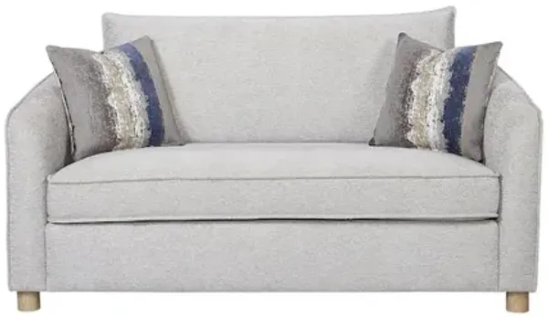 I Home Furnishings Elements Loveseat In Grey Finish