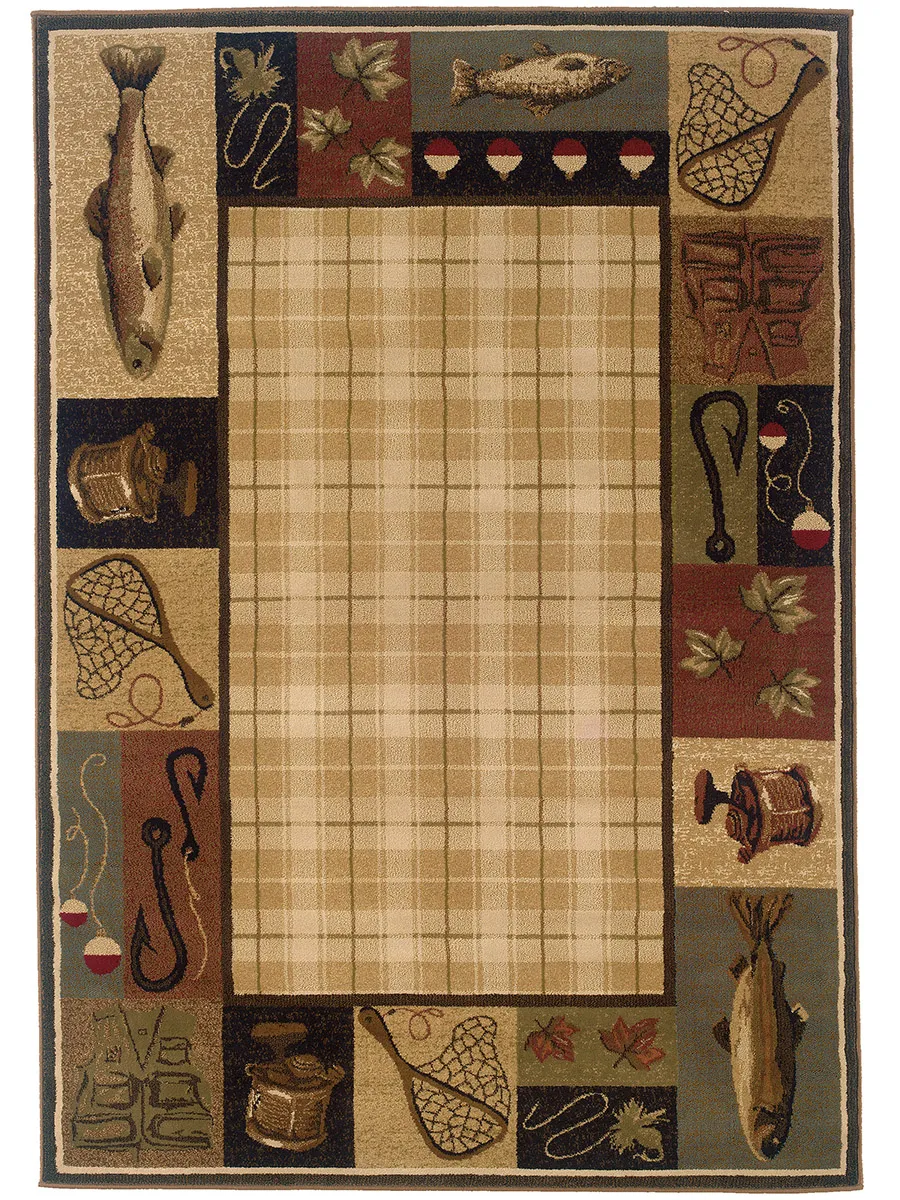 Hudson 7'8" Beige Rug