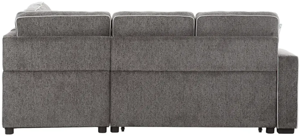 Merax Modern Convertible Sleeper Sofa with 2 USB Ports