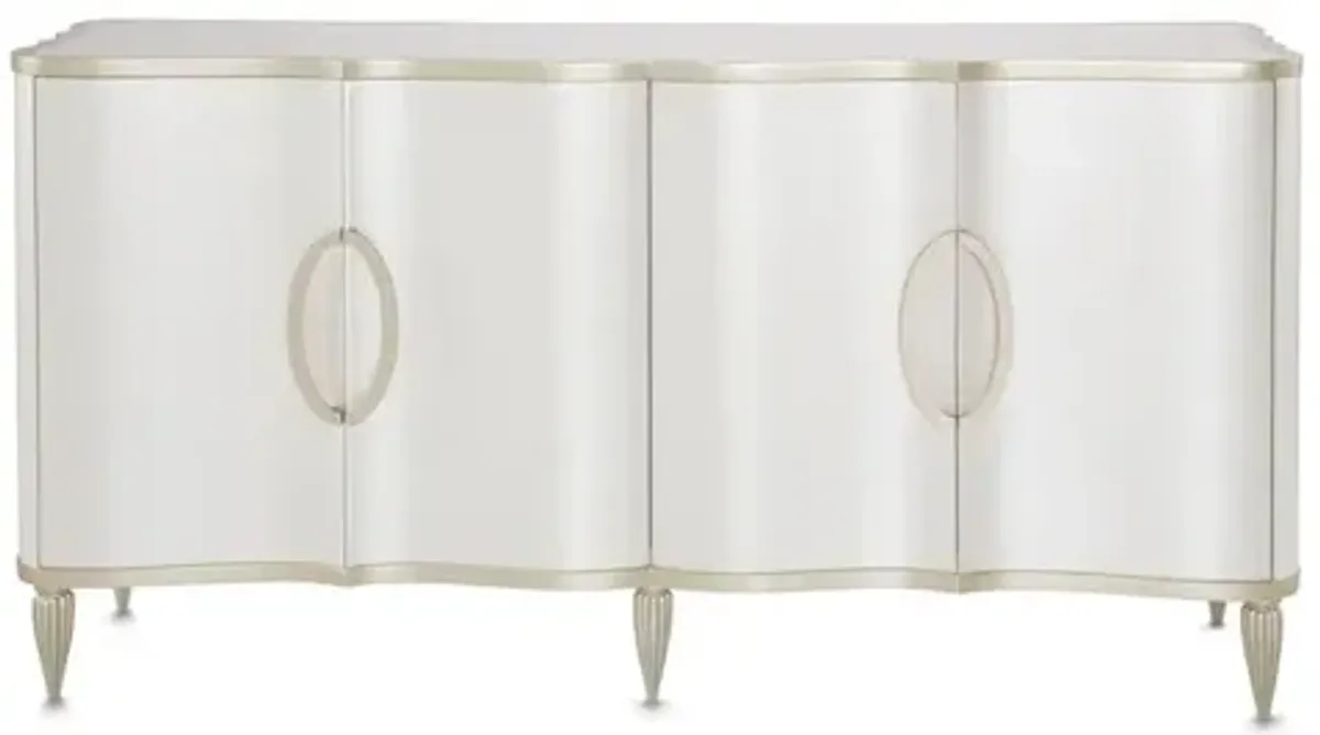 Michael Amini London Place Sideboard - Creamy Pearl