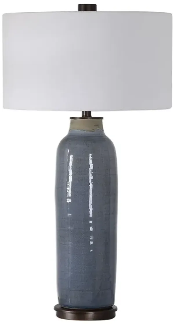 Uttermost Vicente Slate Blue Table Lamp