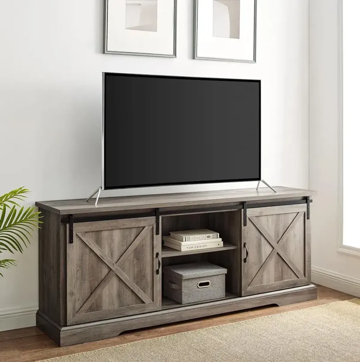 Belen Kox Charming Farmhouse TV Stand - Cottage , Belen Kox