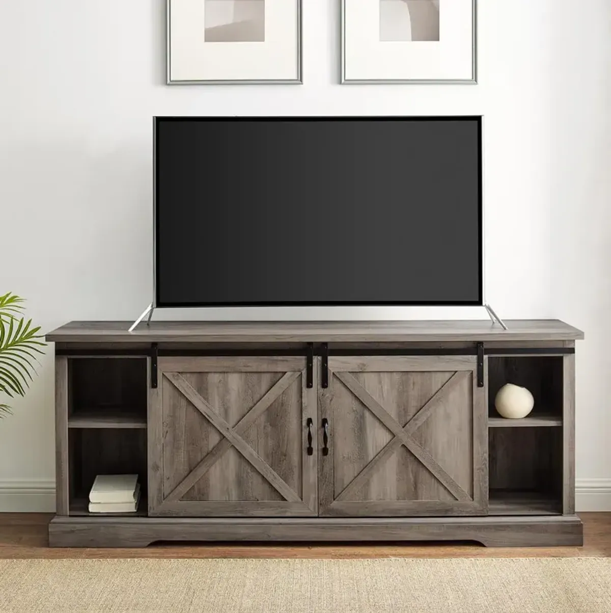 Belen Kox Charming Farmhouse TV Stand - Cottage , Belen Kox