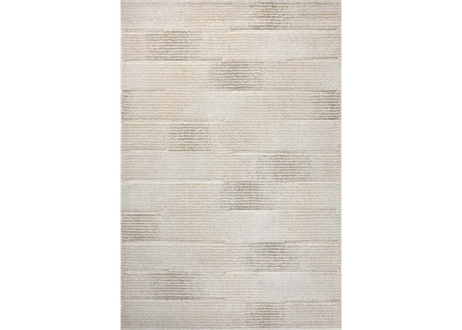 Silas SLA-02 Fog / Natural 5''3" x 7''8" Rug by