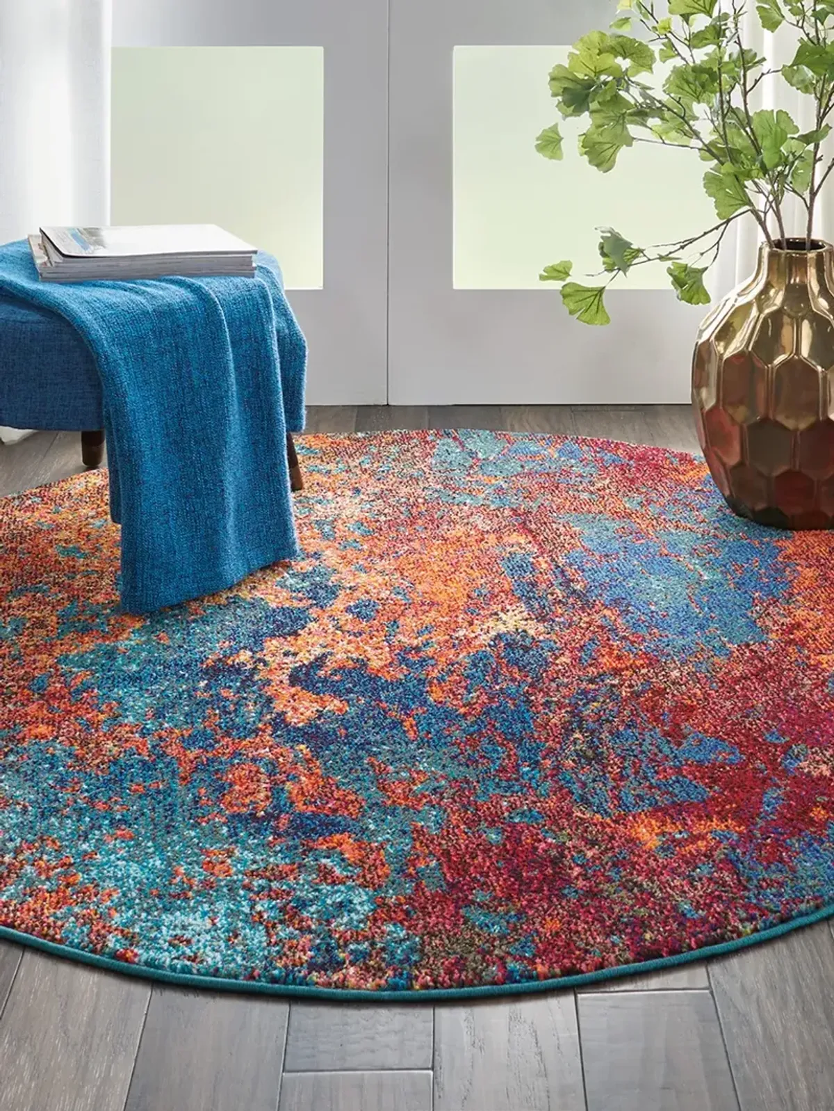Celestial CES08 Atlantic 4' x Round Rug