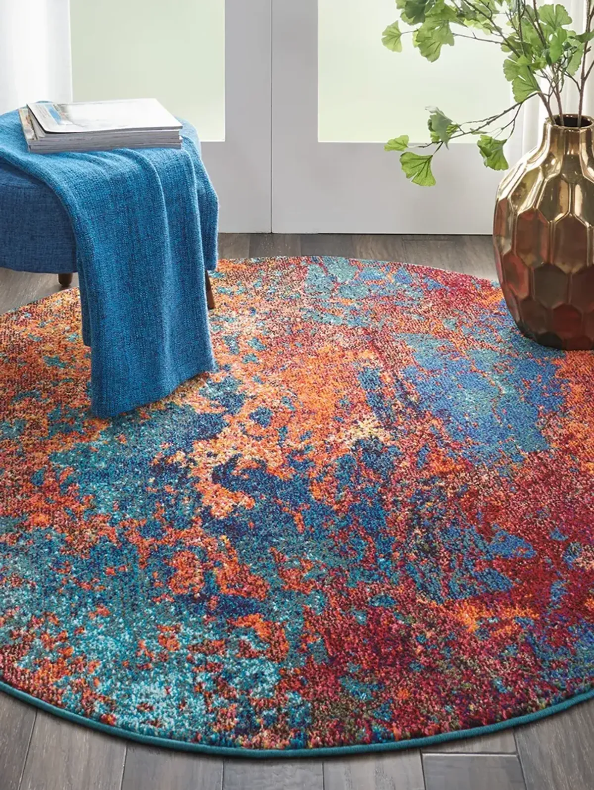 Celestial CES08 Atlantic 4' x Round Rug