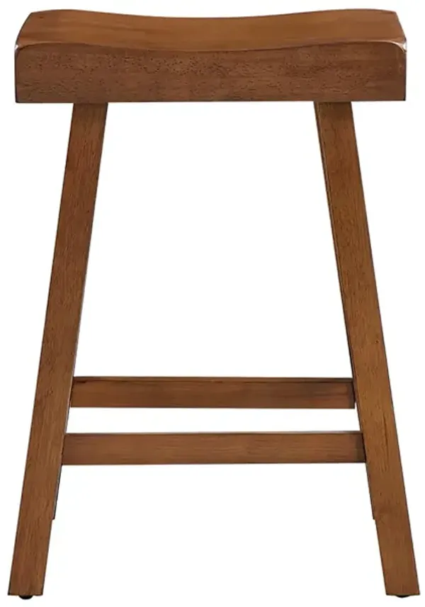 Jackson 24 in. Backless Wood Bar Stool