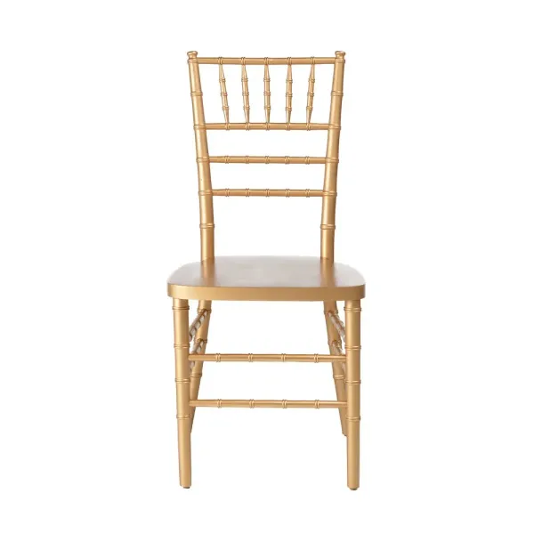 Commerical Seating Products European Gold Wood Dining Chairs