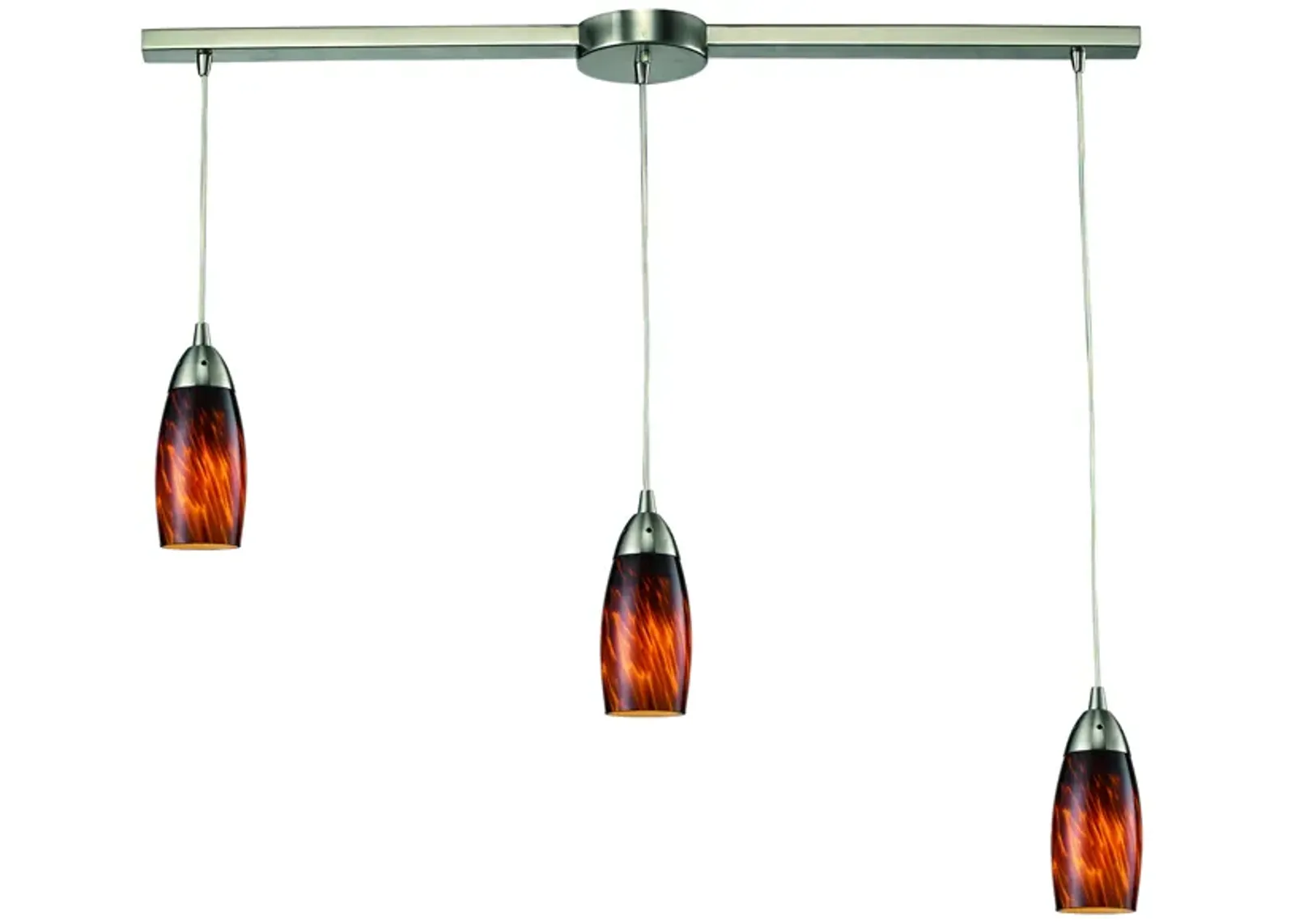 Milan Espresso Slim Linear Mini Pendant