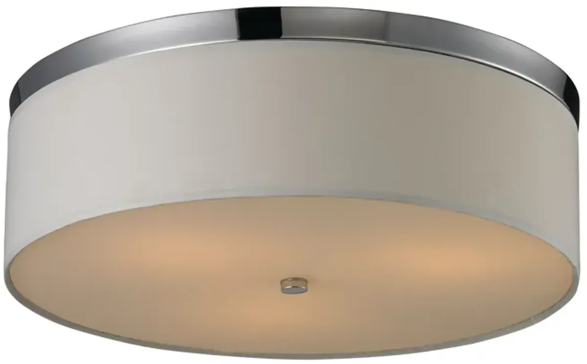 Flushmounts 17'' Wide 3-Light Flush Mount