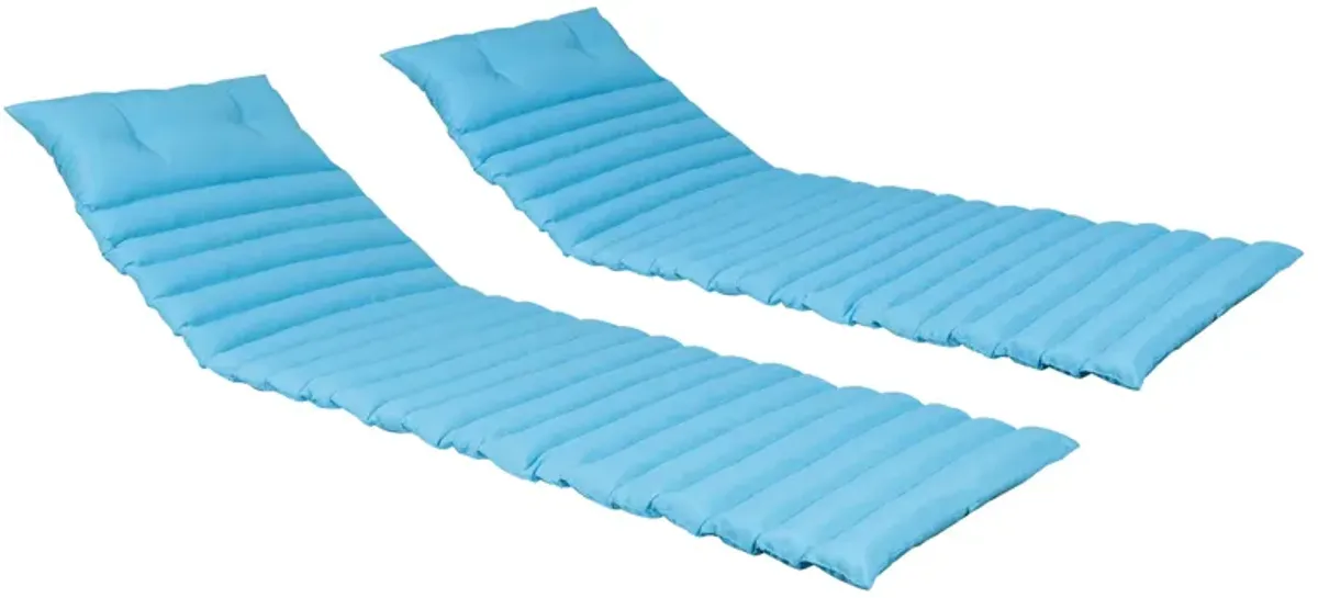 2-Piece Outdoor Lounge Chair Set Adjustable Reclining Patio Chairs for Backyard & Poolside Comfort