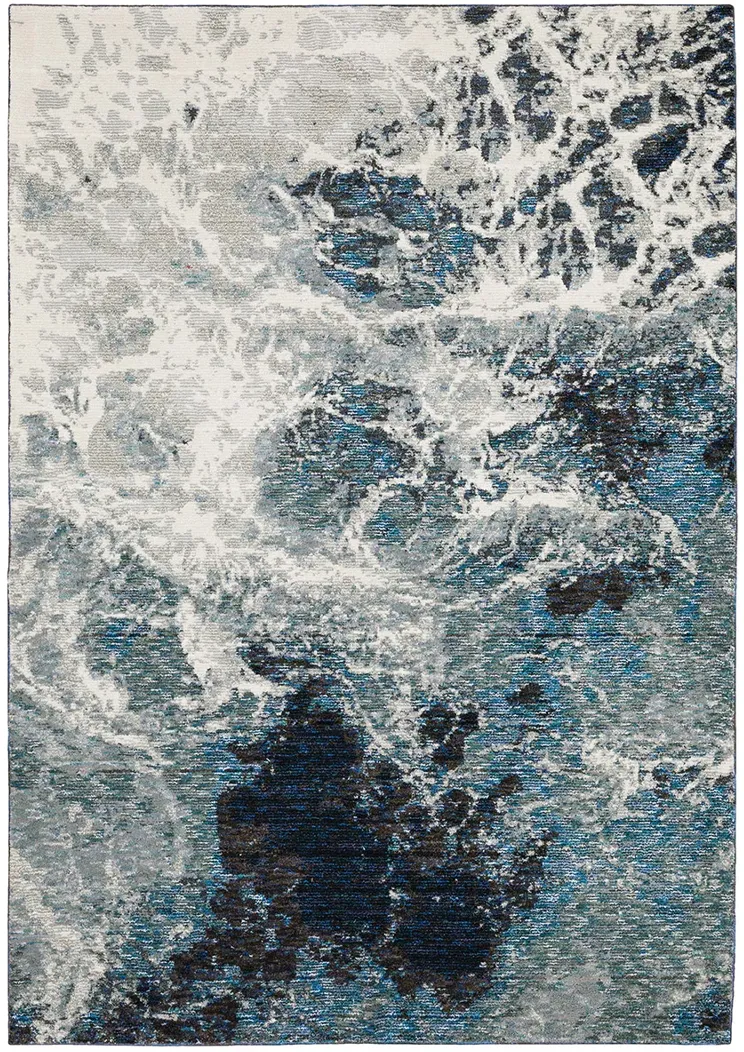 Evolution 3'3" x 5'2" Blue Rug