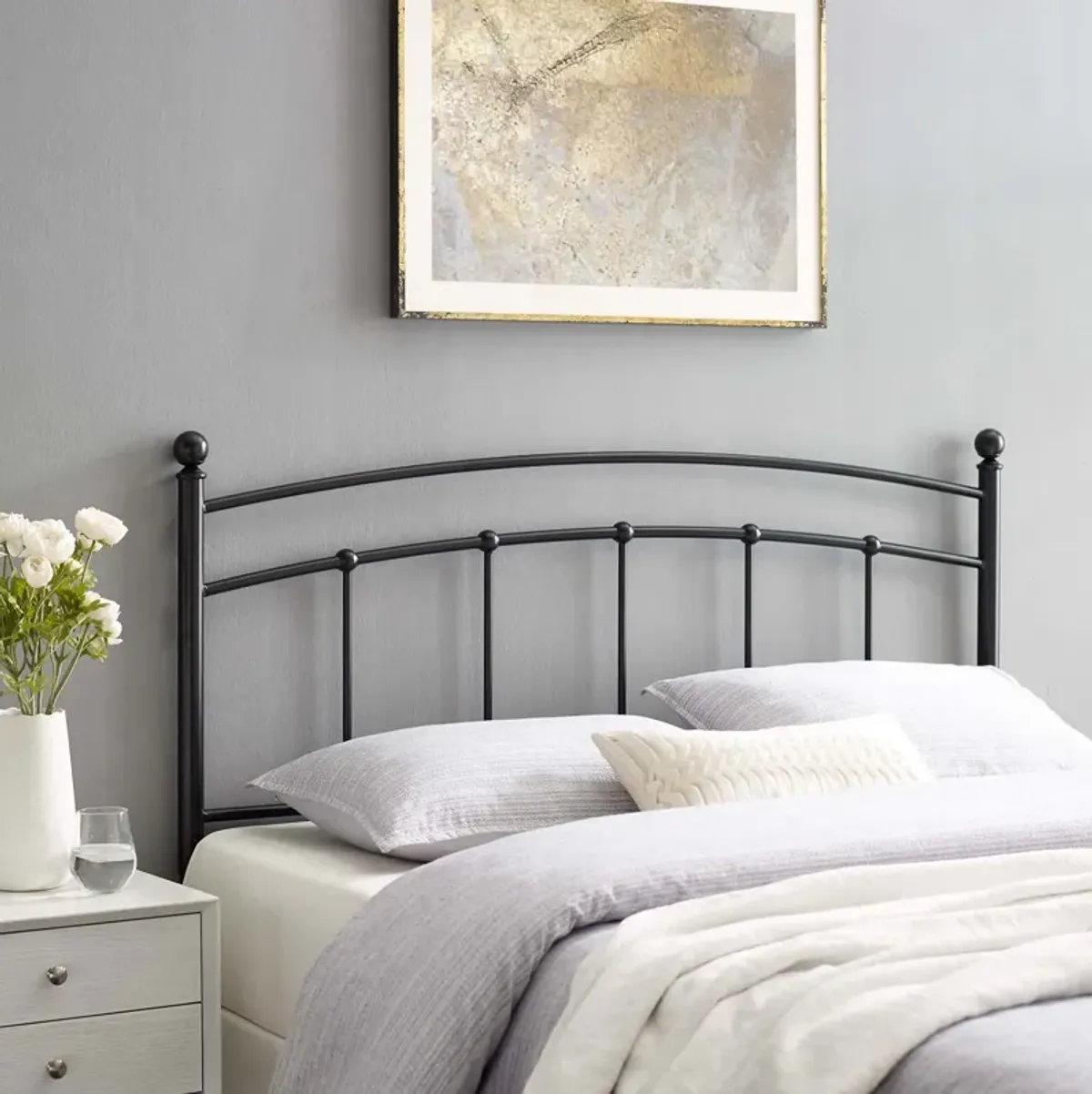 Abigail Metal Headboard