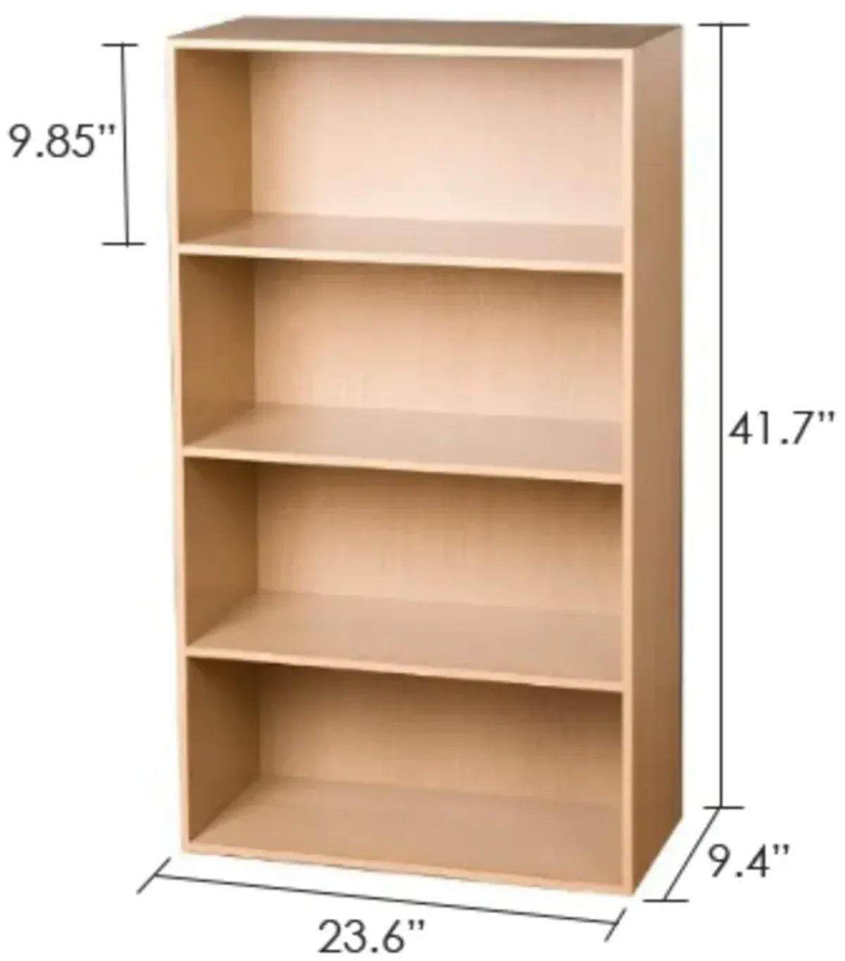 Pasir 4 Tier Open Shelf, Steam Beech