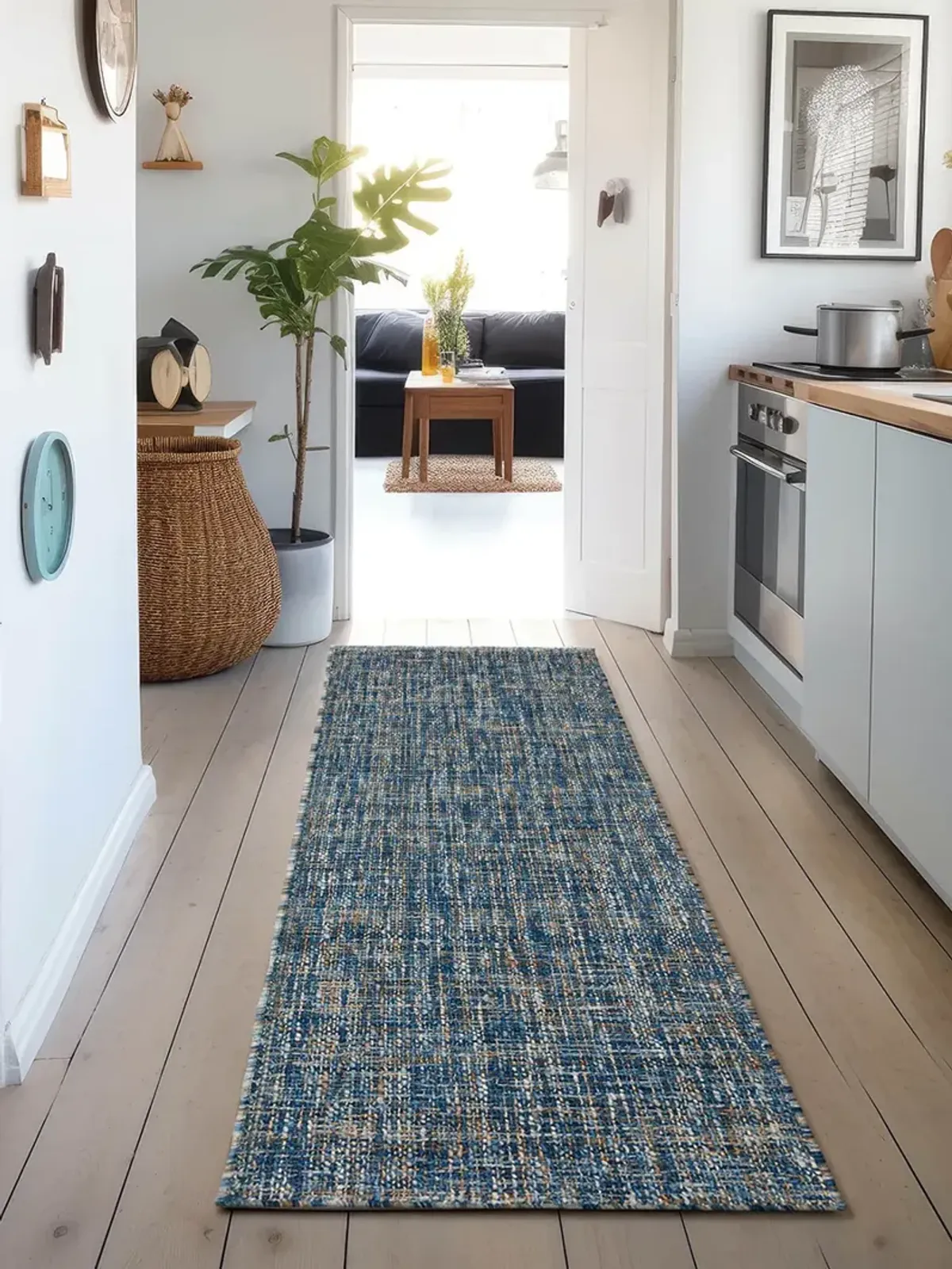 Abruzzo AZ1 Blue 2'3" x 7'6" Rug