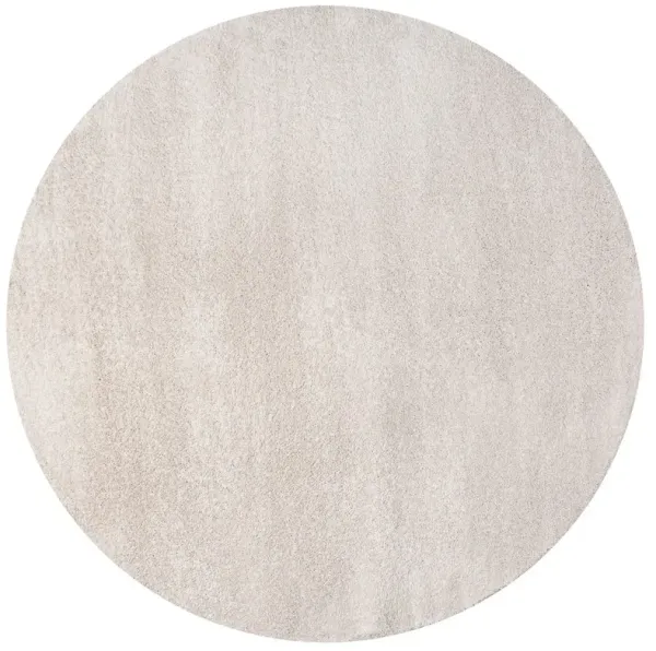Haze Solid Low Pile Round Area Rug